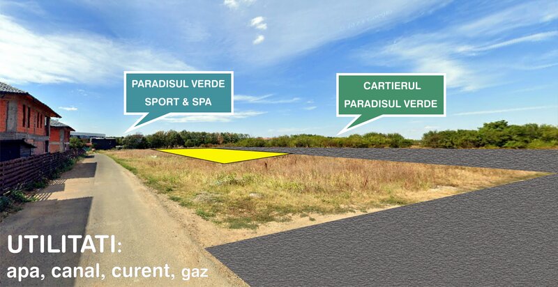 Corbeanca /Ostratu, langa Paradisul Verde, pretabil investitie, comision 0%